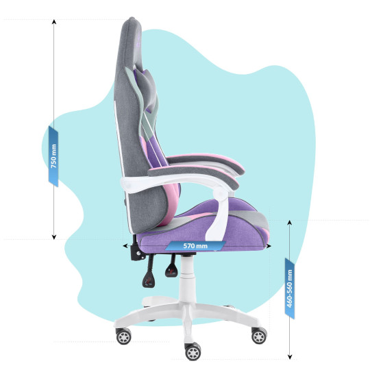 Scaun de joc pentru copii cu pernă în formă de inimă