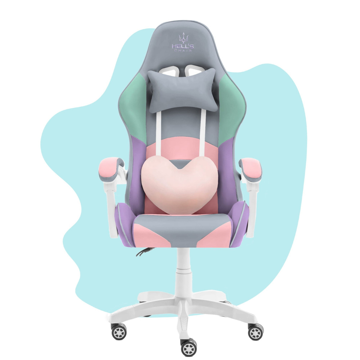 Scaun de copil pentru fetițe într-o combinație de culori