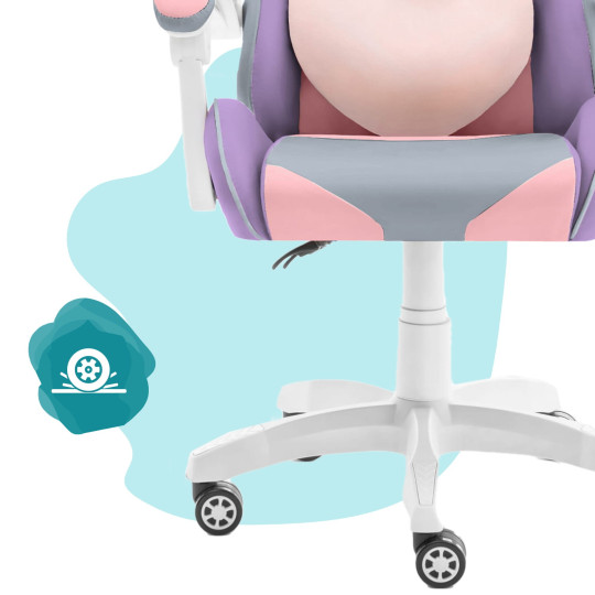 Scaun de copil pentru fetițe într-o combinație de culori