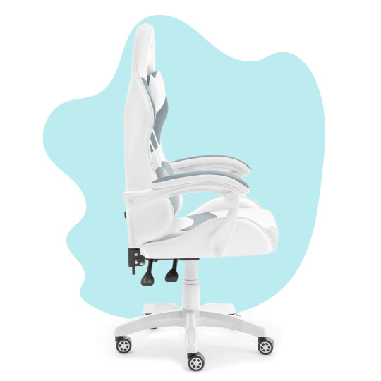 Scaun pentru camera copiilor de culoare albă pentru fetiță