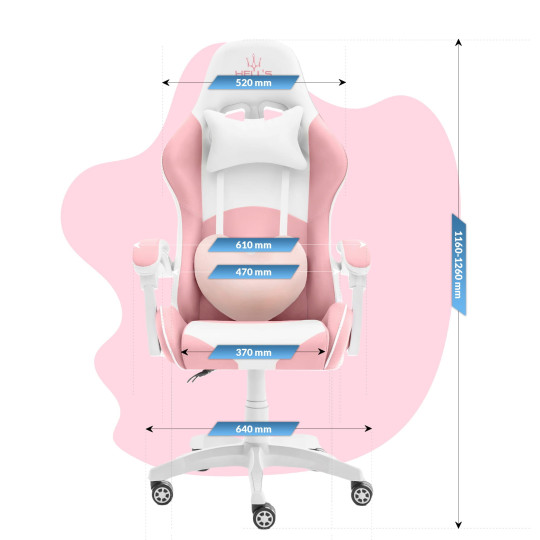 Scaune confortabile pentru copii de culoare roz pentru fete