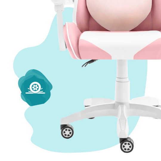 Scaune confortabile pentru copii de culoare roz pentru fete