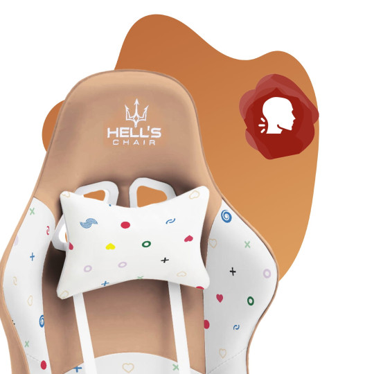 Scaun de copii modern, bej, pentru cameră Hell's