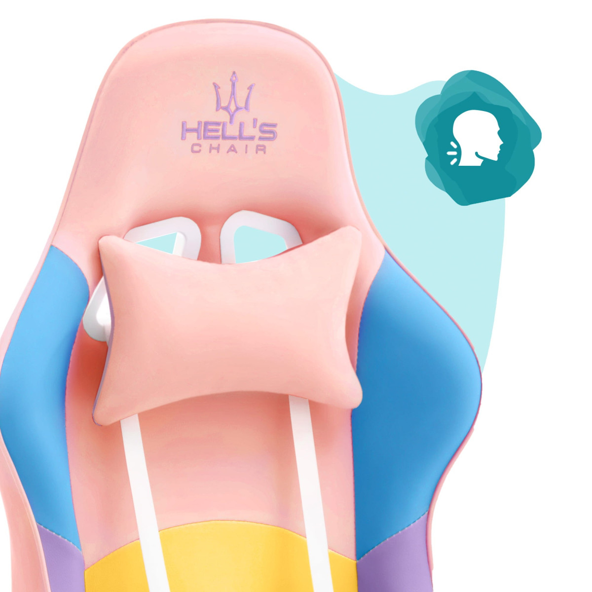 Scaun de jocuri pentru copii, reglabil, de culoare roz