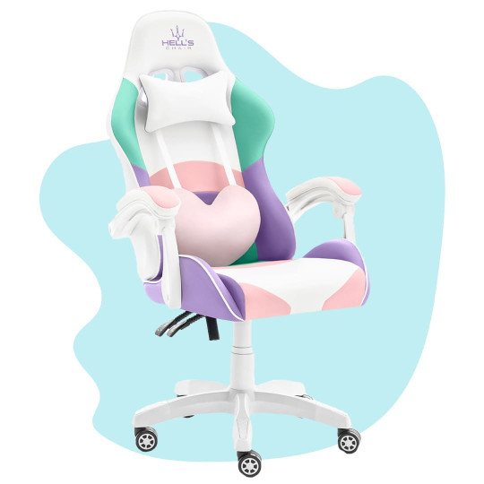 Scaun de jocuri colorat pentru copii cu rotițe