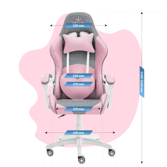 Scaun de joc pentru copii, reglabil, de culoare roz