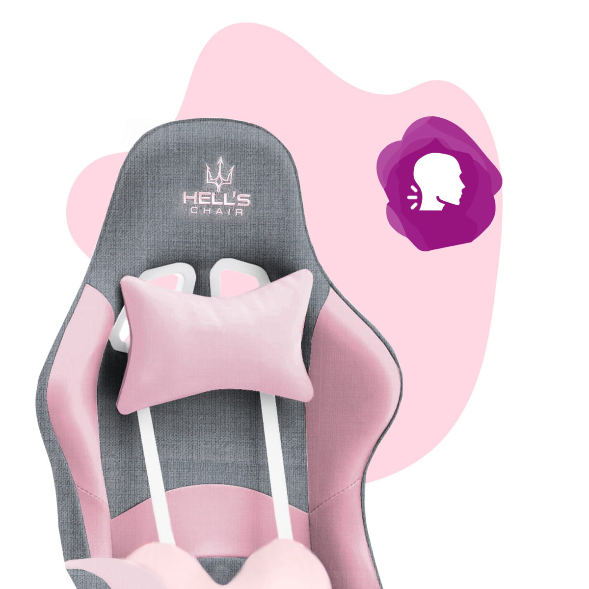 Scaun de joc pentru copii, reglabil, de culoare roz