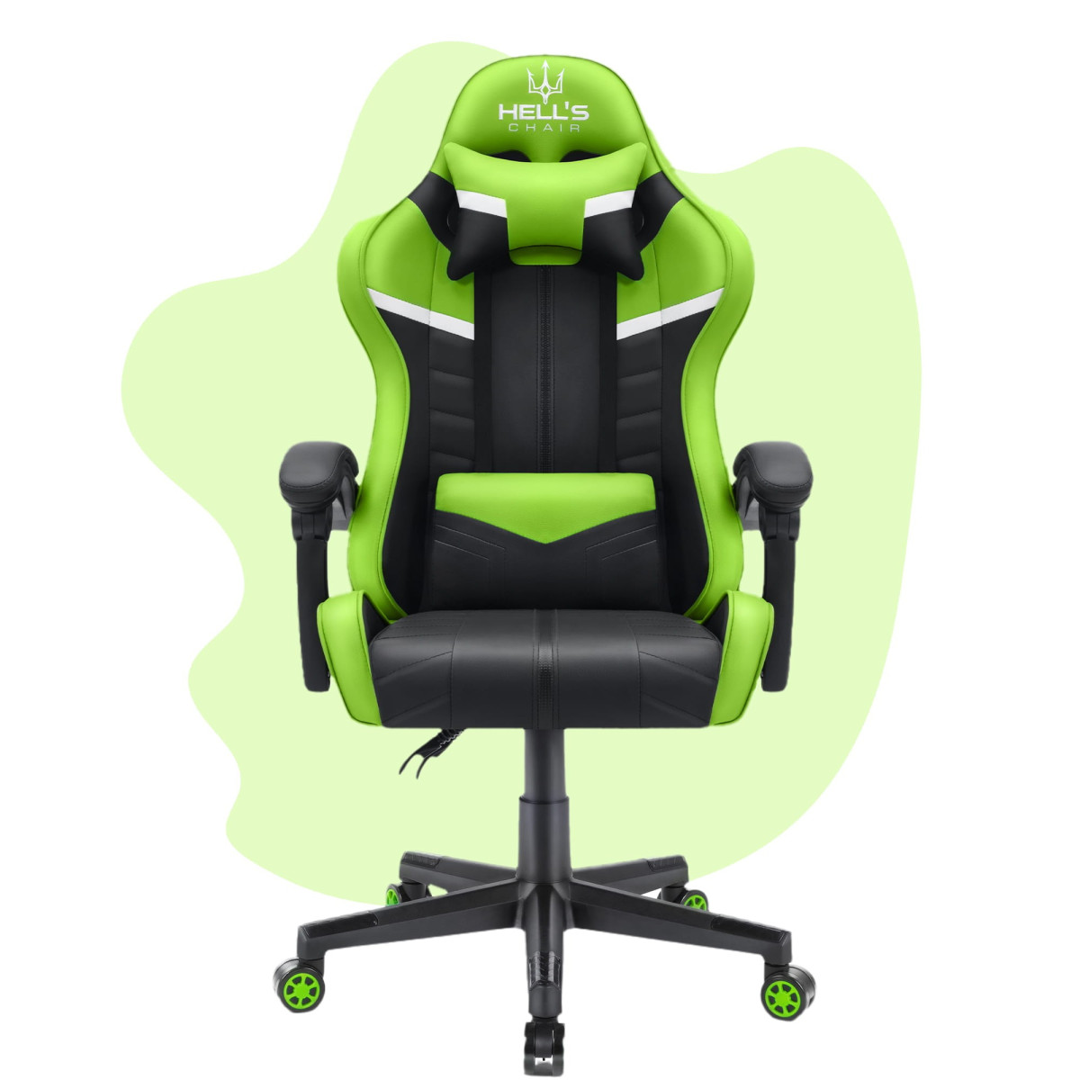 Scaun de joc pentru băiat de culoare verde