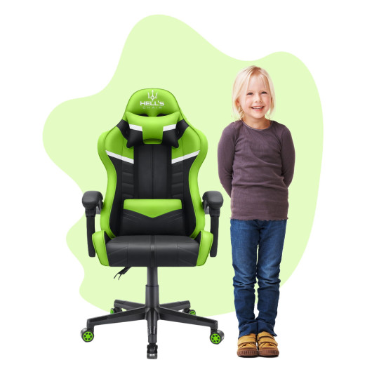 Scaun de joc pentru băiat de culoare verde