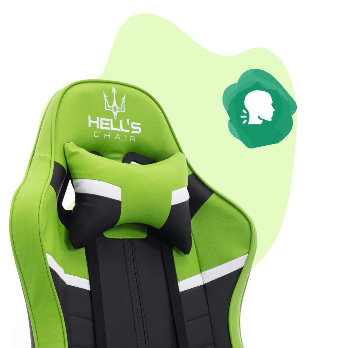 Scaun de joc pentru băiat de culoare verde