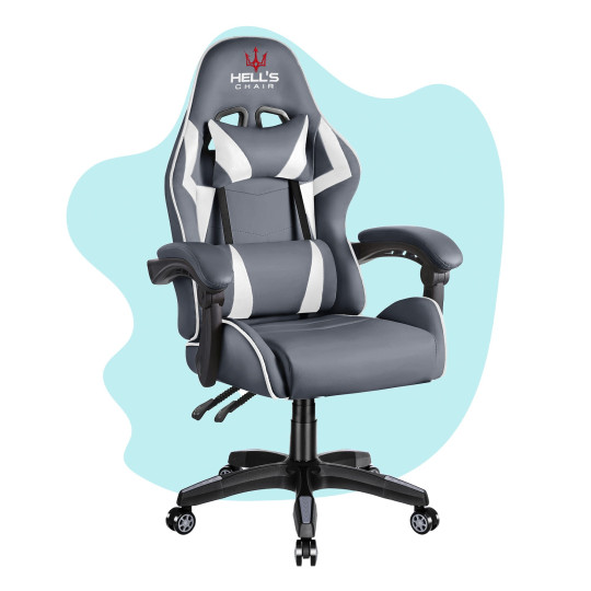 Scaun de joacă pentru copii, reglabil, de culoare gri