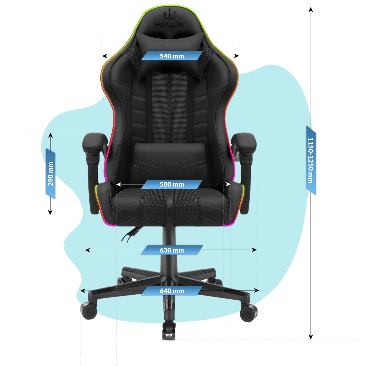 Scaun de joc pentru copii cu iluminare LED