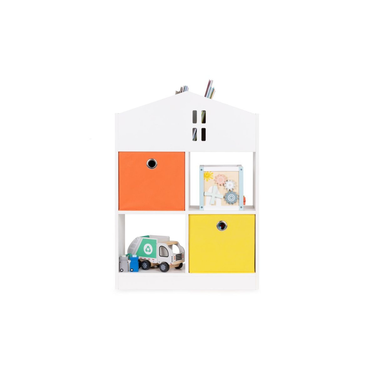 Dulap pentru copii cu raft în cameră