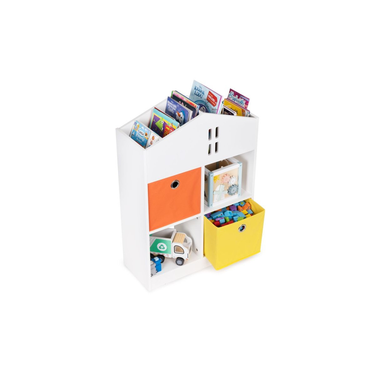 Dulap pentru copii cu raft în cameră