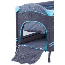 Pătuț de călătorie pentru copil cu plasă împotriva țânțarilor