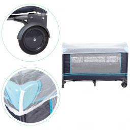 Pătuț de călătorie pentru copil cu plasă împotriva țânțarilor