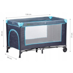 Leagăn de călătorie de culoare albastră