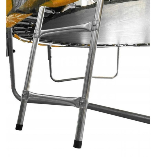 Trampolină mare premium pentru grădină de culoare portocalie, 366 cm