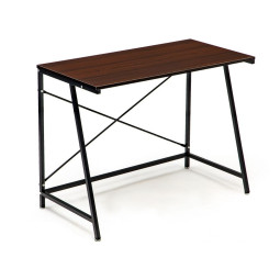 Birou de calculator de culoare maro