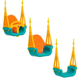 Hojdačka colorată pentru copii 3 în 1