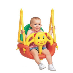 Leagăn colorat pentru copii 3 în 1 pentru grădină