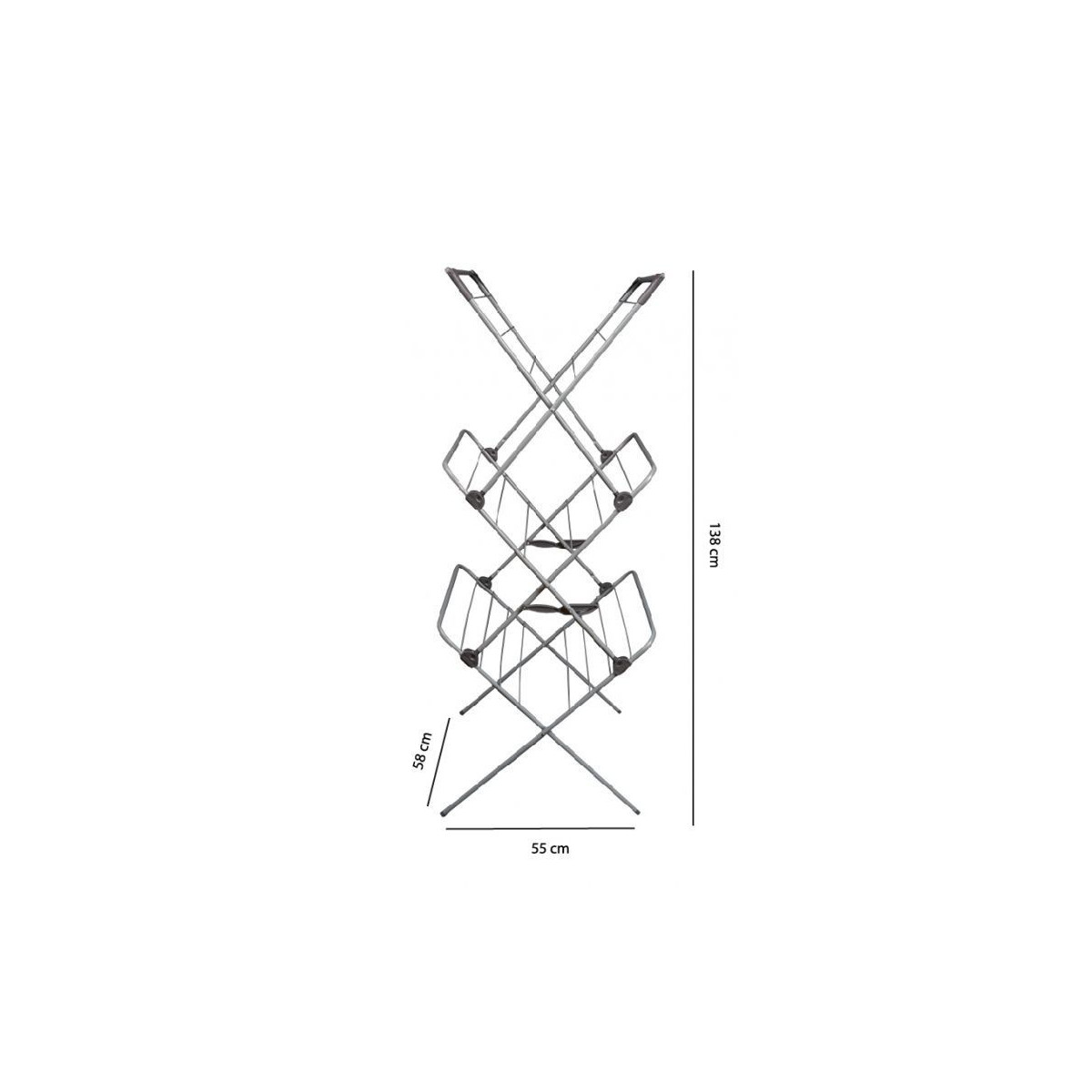 Suport vertical pentru rufe, 15 m