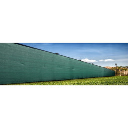 Plasă de protecție pentru schele și gard de culoare verde cu 90% umbrire, 135g/m2