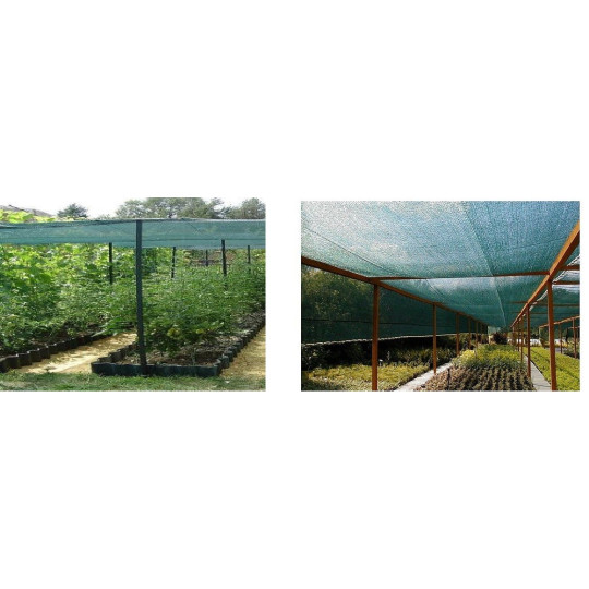 Plasă de protecție pentru schele și gard de culoare verde cu 90% umbrire, 135g/m2