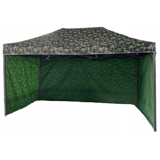 Partydom în dimensiunea 3x6 în culoarea verde armată, 47kg