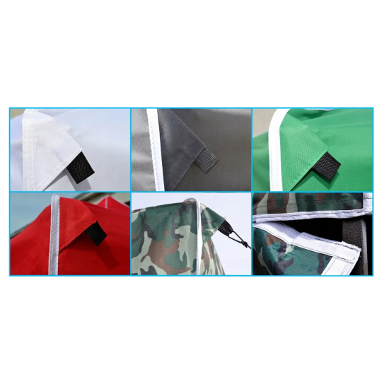 Partydom în dimensiunea 3x6 în culoarea verde armată, 47kg