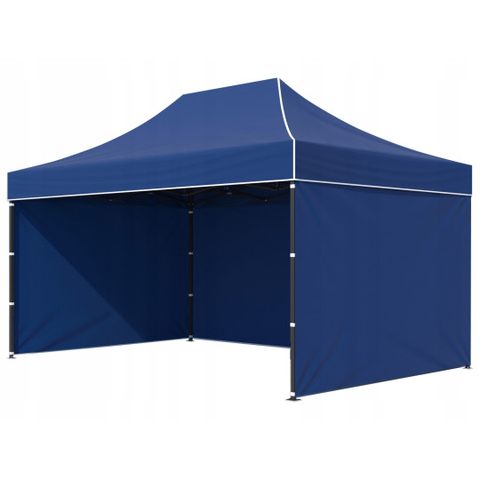 Tenda tip cort de 3x4,5 m de culoare albastră, 35 kg