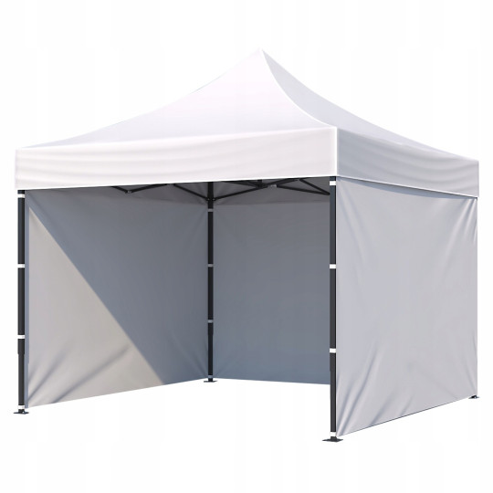 Cort de profesionista de calitate, cu cadru tip cort, de culoare albă 3x3, 30 kg