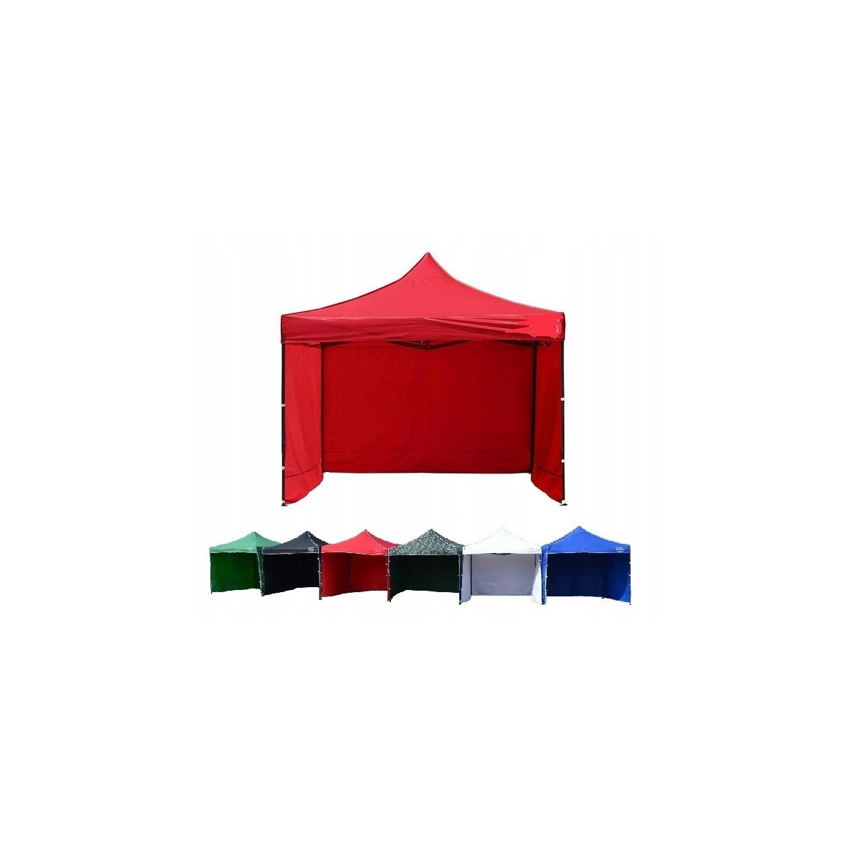 Stan de grădină de culoare roșie, cu dimensiunea de 3x3, 26 kg