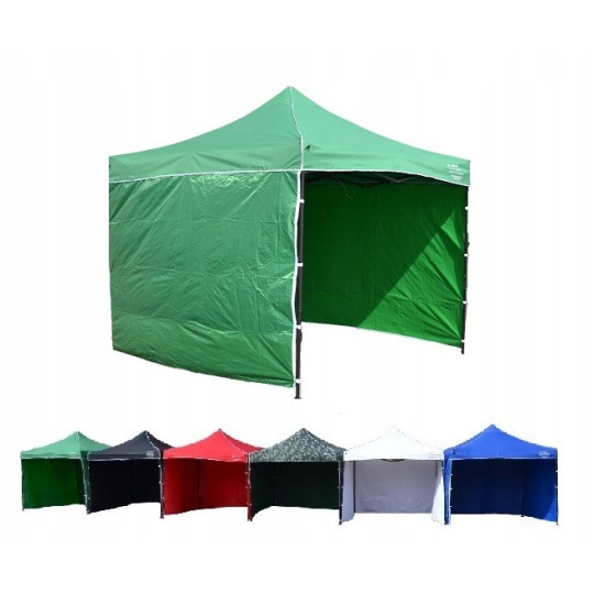 Cortul verde cu schelet tip foarfecă, dimensiune 3x3, 26 kg