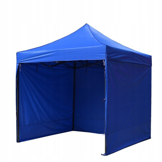 Stan tipicar ieftin cu forma de foarfeca, de culoare albastră, 3x3 m, 26 kg