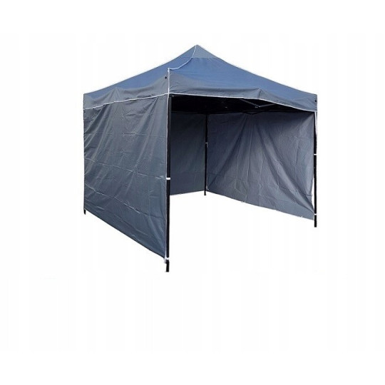 Culoare gri, cort pliant pentru grădină 3x3, 26 kg