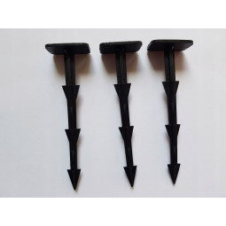 Capace pentru agrotextil, 3x12 cm, 100 bucăți