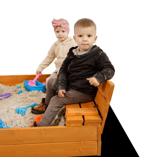 Piscină de nisip impermeabilizată de calitate, cu dimensiunea de 120x120 cm