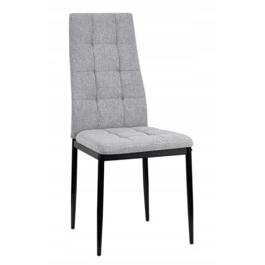 Scaun de bucătărie tapitat de culoare gri