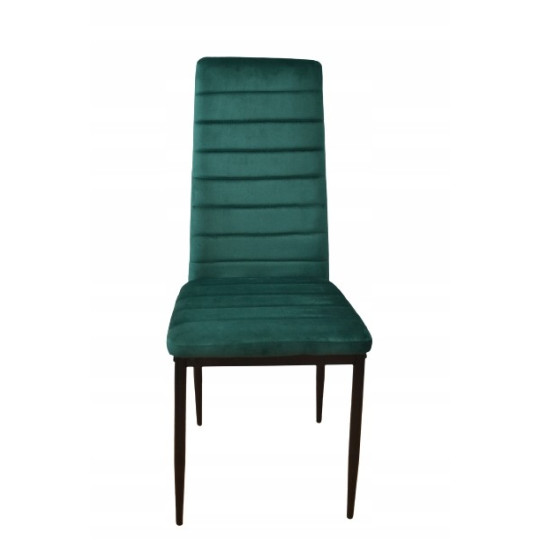 Stolica de bucătărie Velvet în culoarea verde