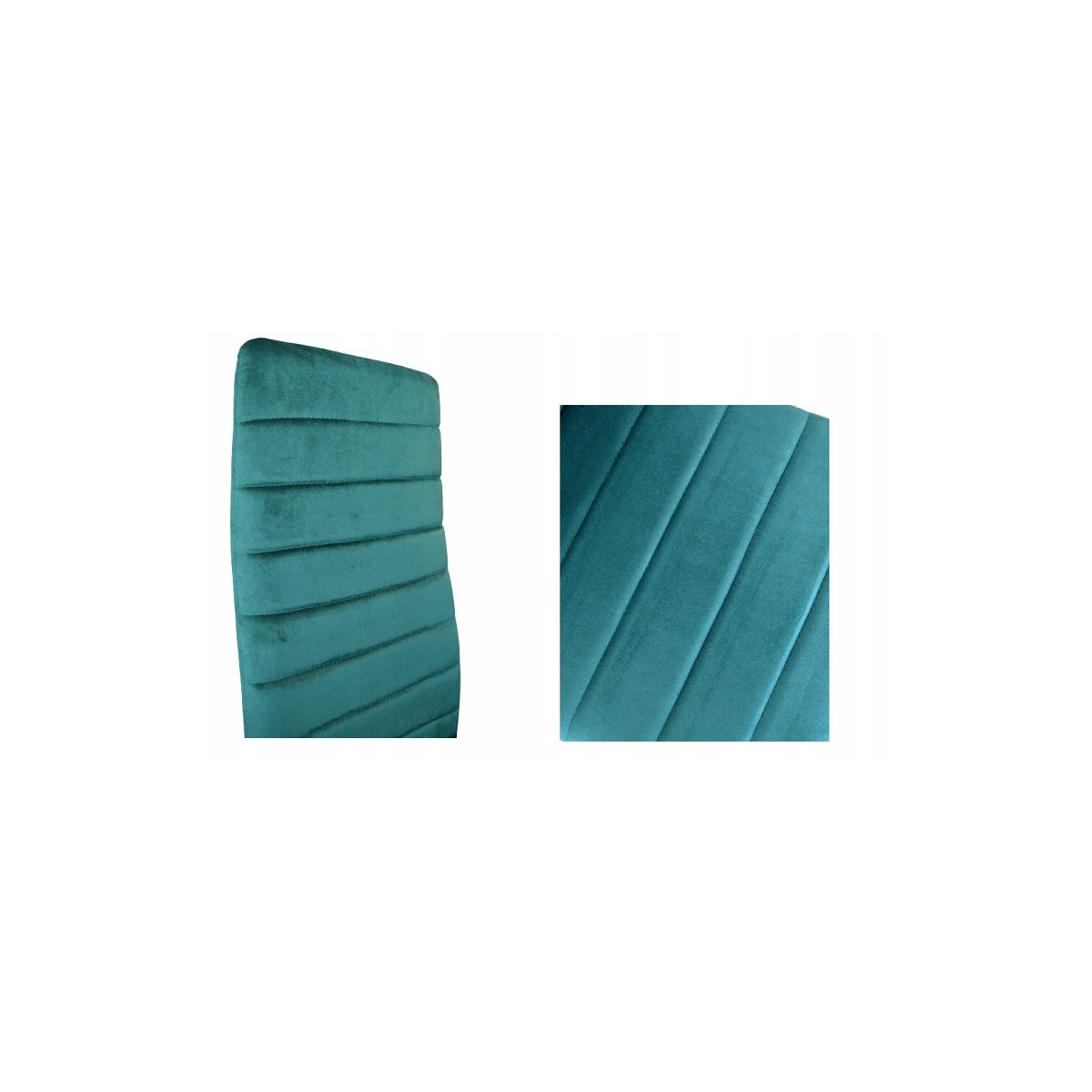 Stolica de bucătărie Velvet în culoarea verde