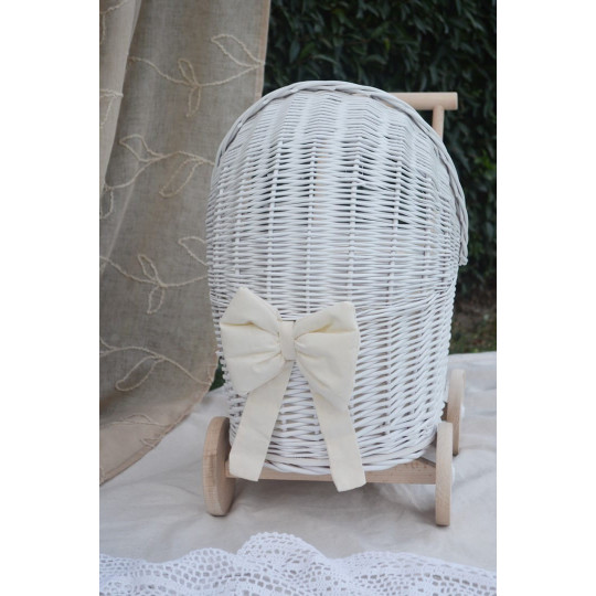 Cărucioare din ratan alb pentru copii ieftine