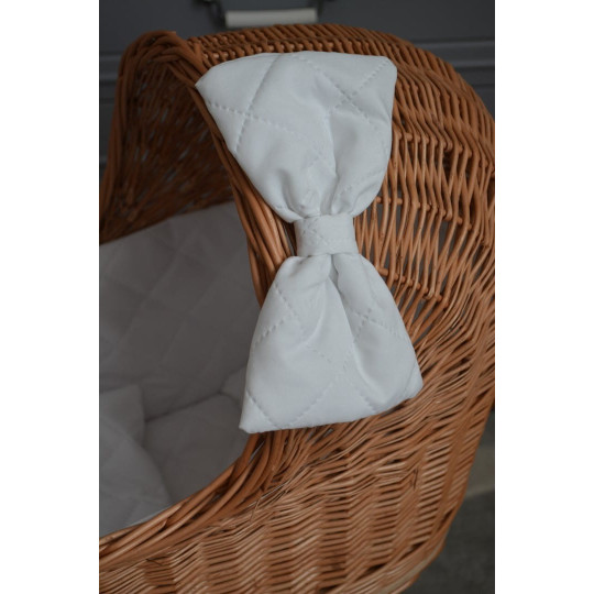 Căruț de păpuși din ratan, fabricat manual