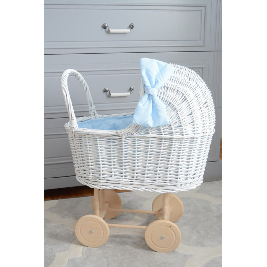 Jucărie pentru copii modernă, croșetată manual, de culoare albă