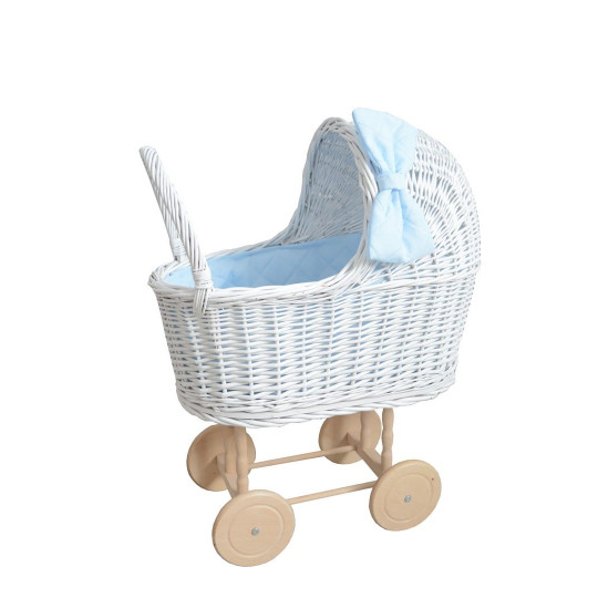 Jucărie pentru copii modernă, croșetată manual, de culoare albă