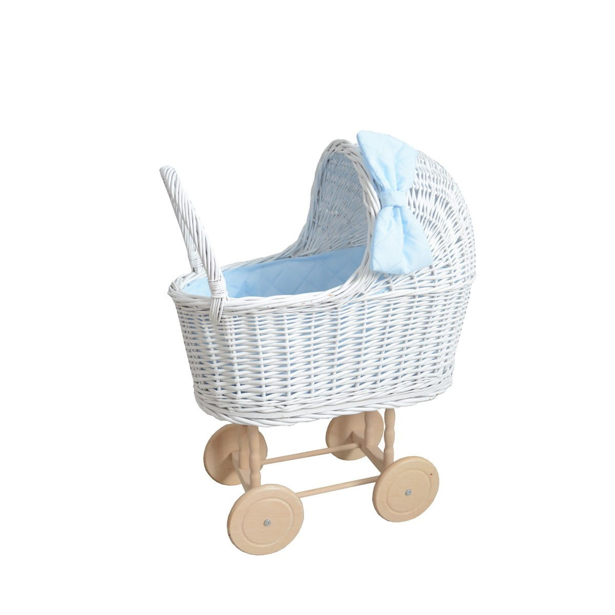 Jucărie pentru copii modernă, croșetată manual, de culoare albă