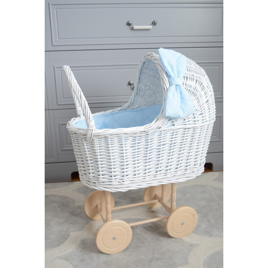 Jucărie pentru copii modernă, croșetată manual, de culoare albă