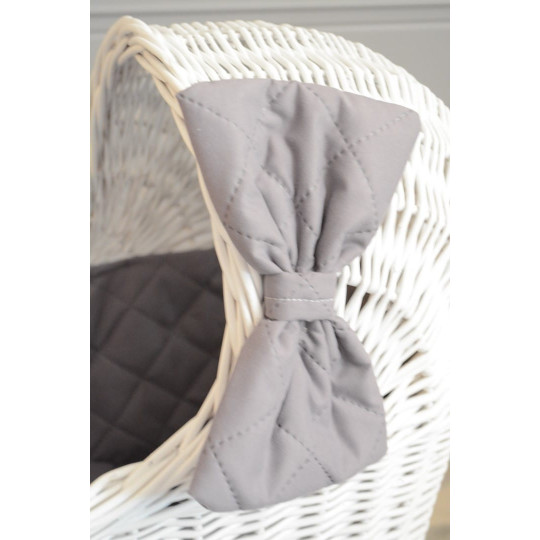 Cărucioare de păpuși din ratan de calitate, de culoare albă