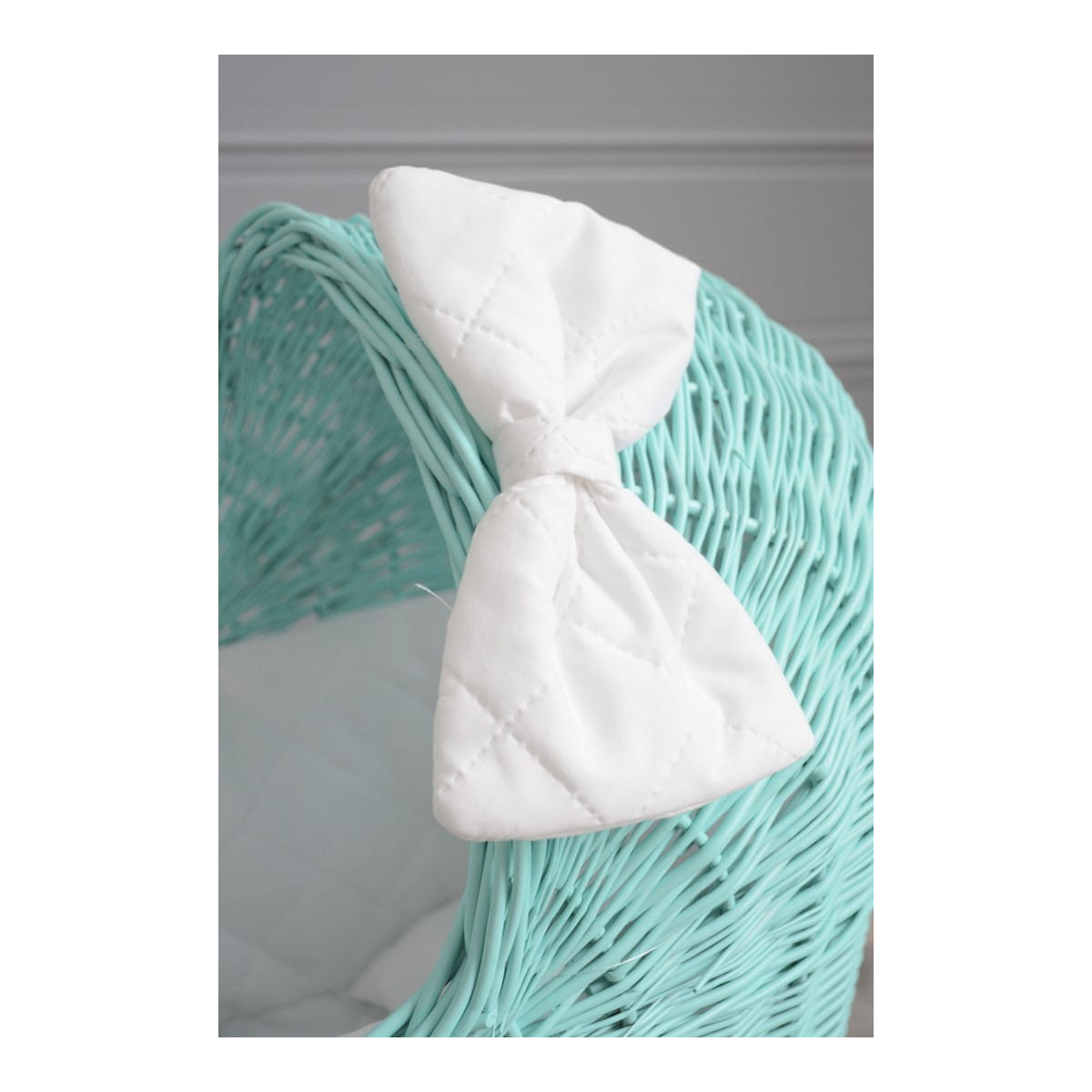 Tarcătură turcoaz pentru păpuși, țesută manual