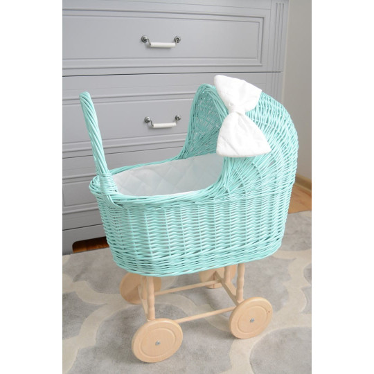 Tarcătură turcoaz pentru păpuși, țesută manual